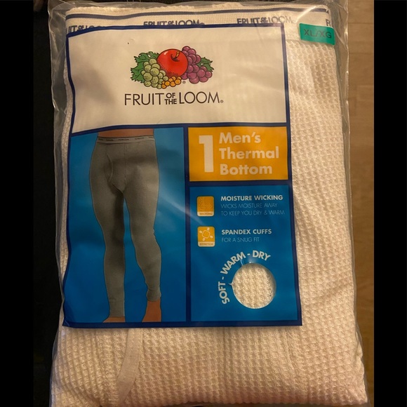 Fruit of the Loom Thermal Bottoms Size XL - Picture 1 of 2